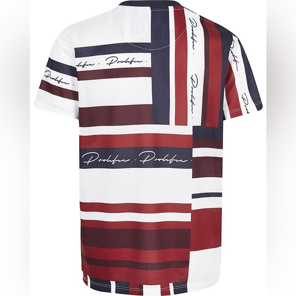 River Island Toddler Boys White Prolific Mesh Short Sleeve T-Shirt - Picture 2 of 3